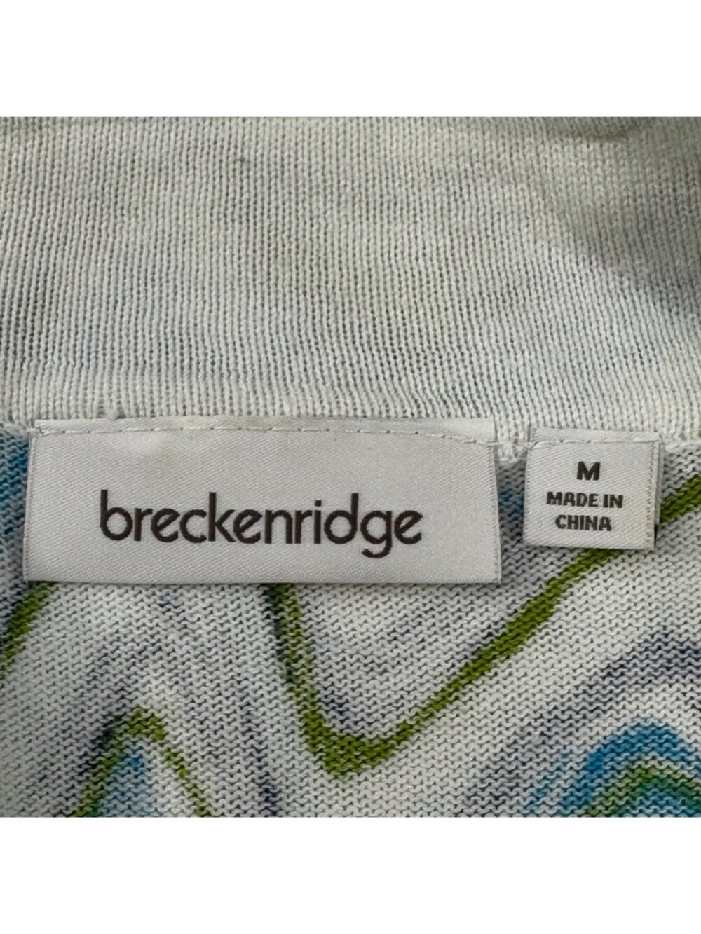 Breckenridge Women's Size Medium Blouse Long Sleeve Attached Shirt Preowned - Picture 3 of 13